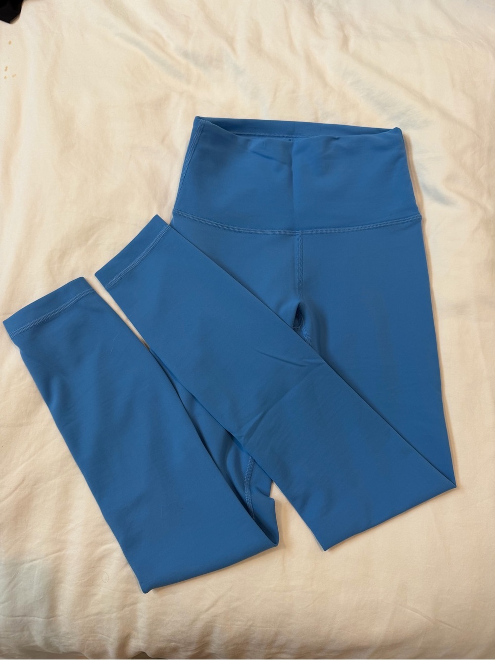 Lululemon Wunder Train 7/8 blue leggings size 2